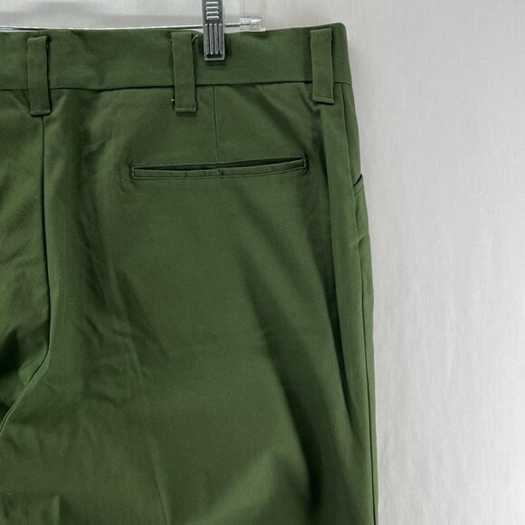 Towncraft Vintage Dress Pants Men 40x29 JCPenney Workwear Slacks Straight Green - Picture 11 of 16
